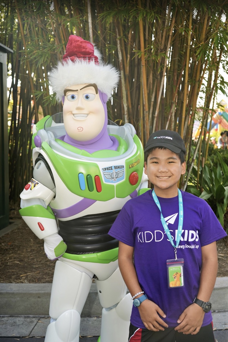 With Buzz Lightyear