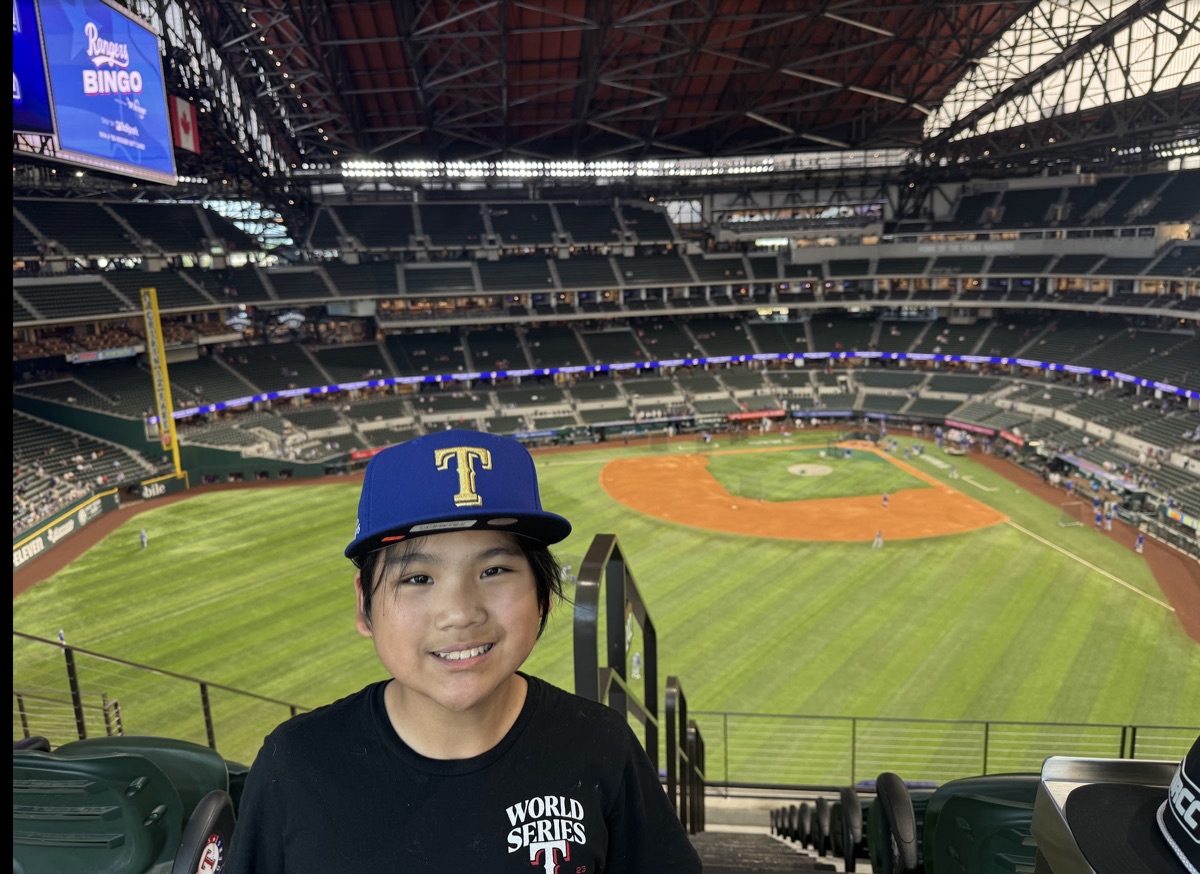 Rangers stadium view