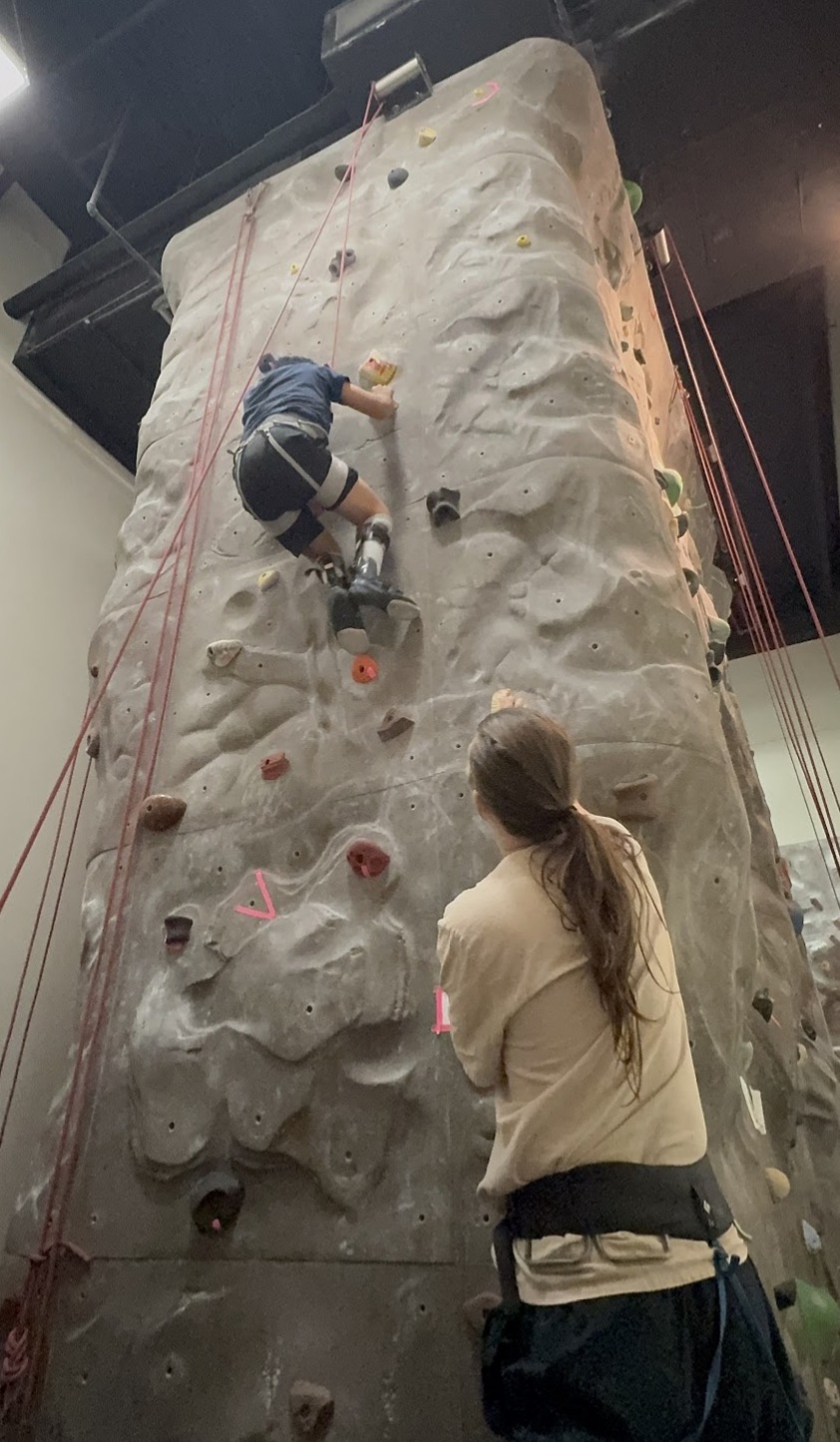 Rock climbing
