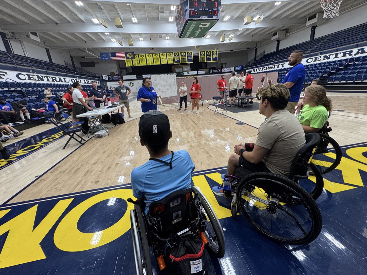 Wheelchair basketball arena at UCO