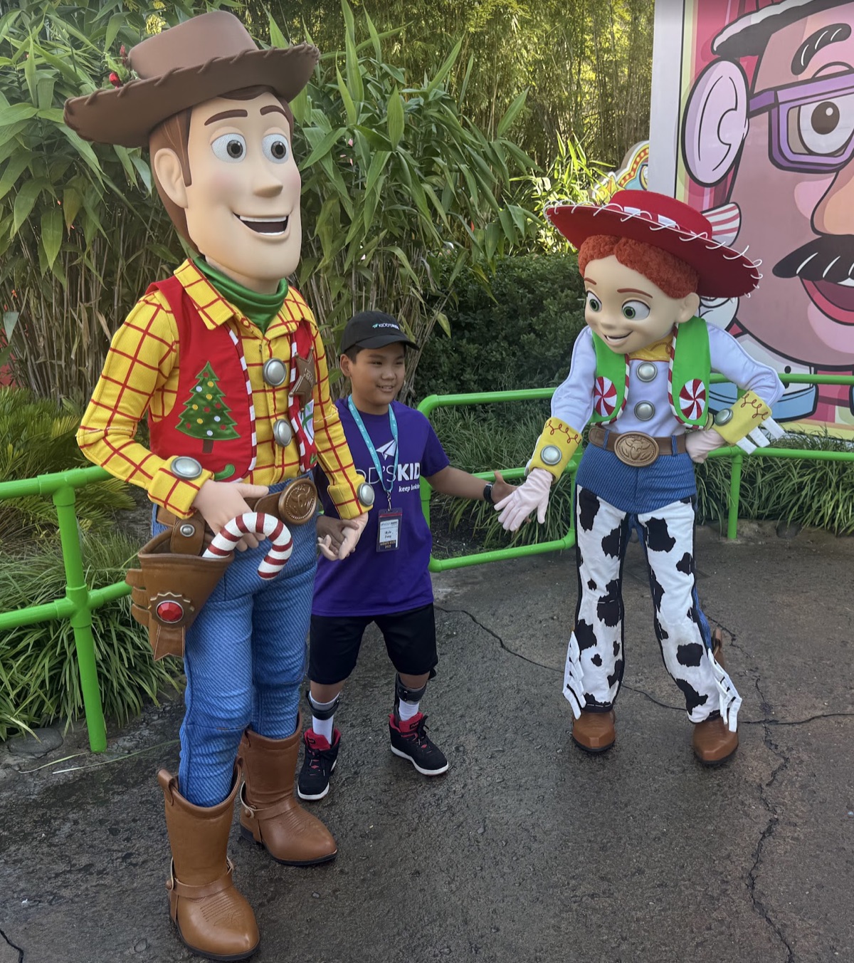 With Woody and Jessie